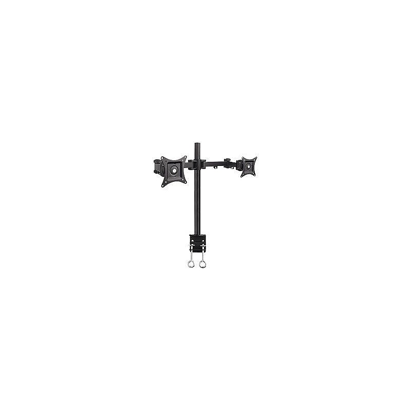 SIIG® CEMT0Q11S1 Articulating Dual Monitor Desk Mount, Up To 22 lbs. image 1