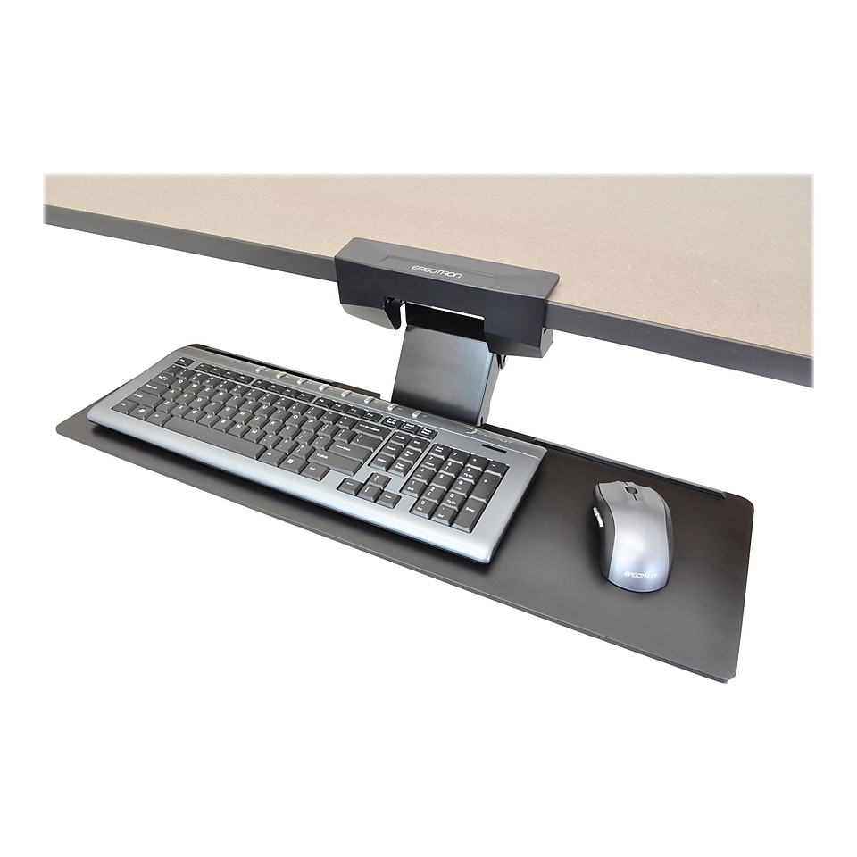 Ergotron Neo Flex Underdesk Keyboard Arm, Black