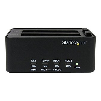 StarTech USB 3.0 to 2.5/3.5" SATA Hard Drive Docking Station and Standalone HDD/SSD Duplicator (SATDOCK2REU3)