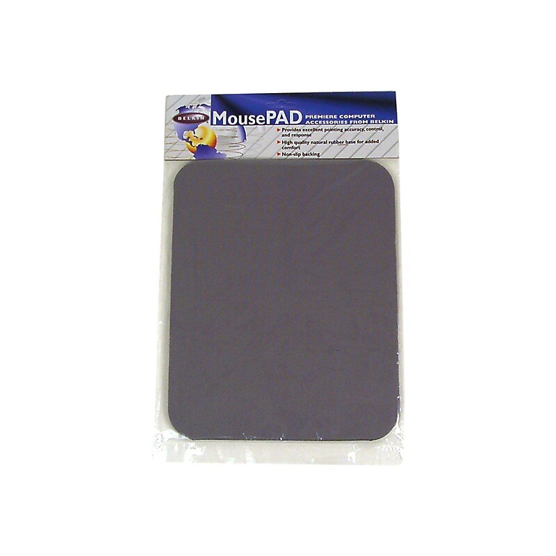 Belkin Standard Mouse Pad, Gray (F8E081-GRY) image 1
