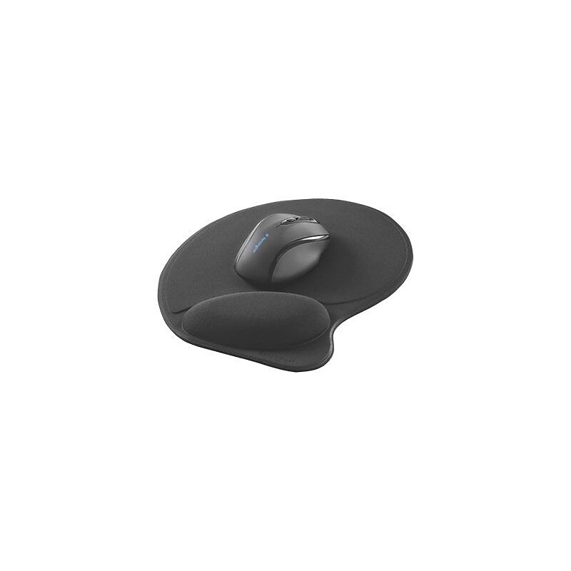 Kensington Foam Mouse Pad/Wrist Rest Combo, Black (L57822US) image 1