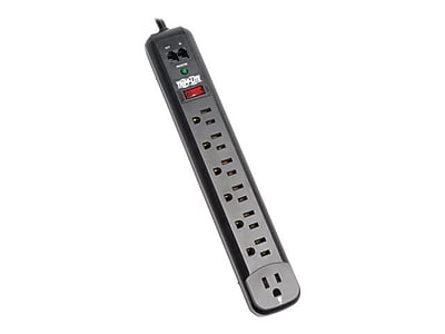 Tripp Lite 7 Outlet Surge Suppressor, 6′ Cord, 1080 Joules (TLP76RBTEL) Simolary simolary.com