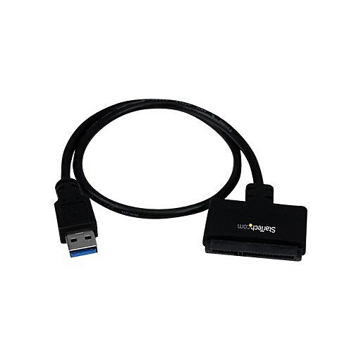 StarTech.com SATA to USB Cable - USB 3.0 to 2.5” SATA III Hard Drive  Adapter - External Converter for SSD/HDD Data Transfer (USB3S2SAT3CB)