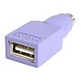 Startech USB A to PS/2 Keyboard Adapter, Female to Male, Purple (GC46FMKEY)~#|#~m001388106_sc7