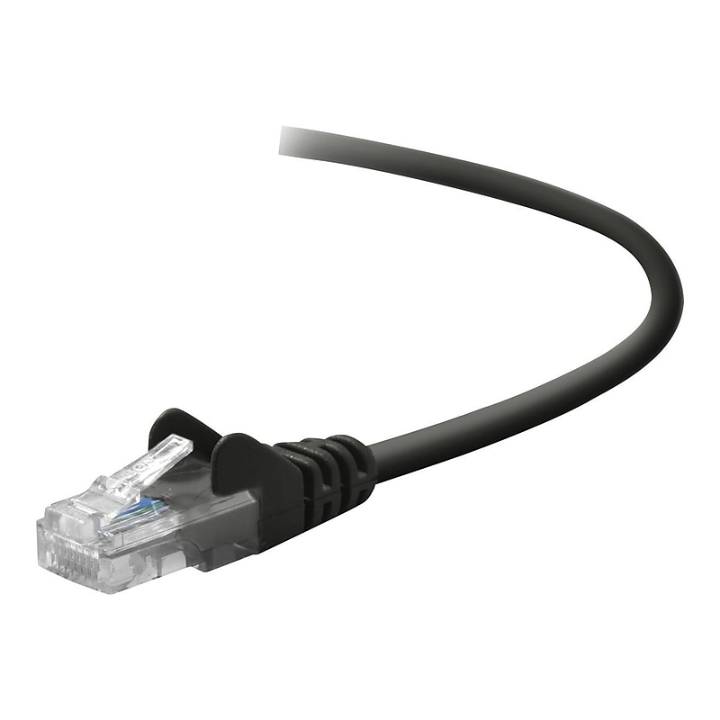 Belkin A3L791B25-BLK-S 25' CAT-5e Snagless Patch Cable, Black image 1