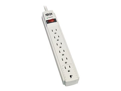 Tripp Lite 6 Outlet Surge Suppressor, 8′ Cord, 990 Joules (TLP608) Simolary simolary.com