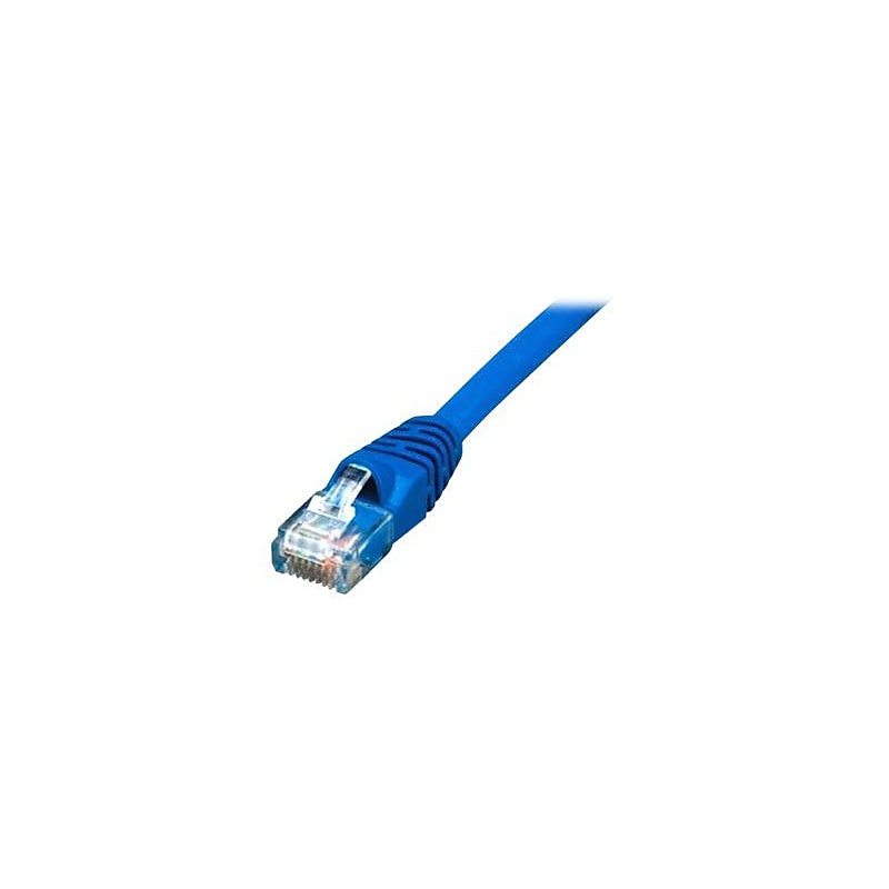Comprehensive CAT-5-350-10BLU 10' CAT-5e Snagless Patch Cable, Blue image 1