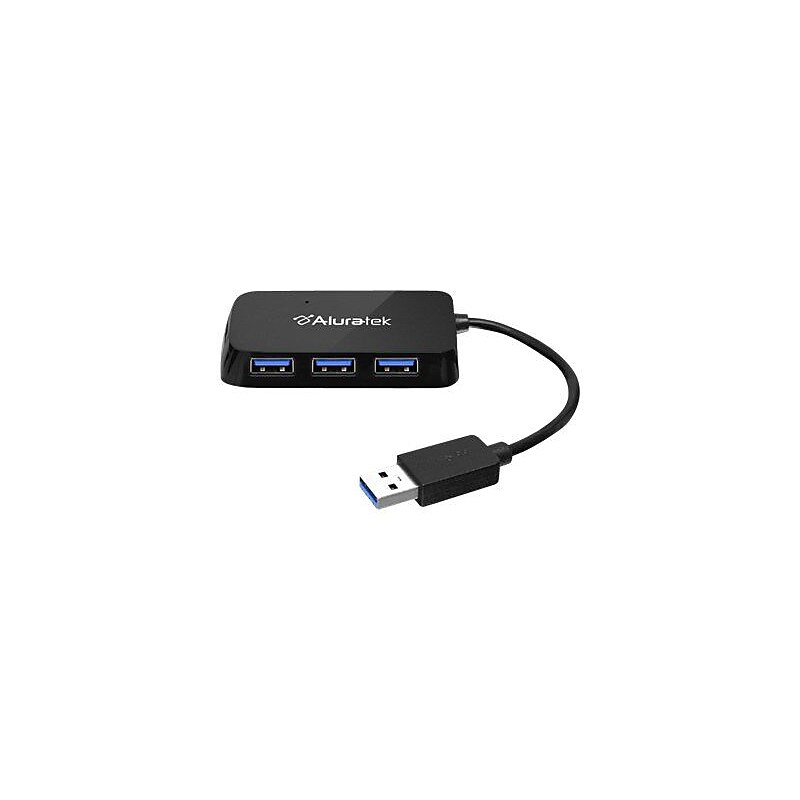 Aluratek SuperSpeed 4-Port USB 3.0 Hub (TH7461) image 1