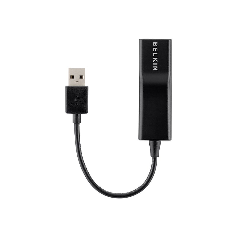 Belkin ™ USB 2.0 Desktop Ethernet Adapter, Black (F4U047BT) image 1