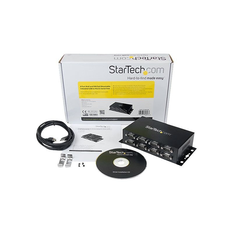 StarTech ICUSB 2328I USB to DB9 RS232 Serial Adapter Hub, 8 Ports image 1