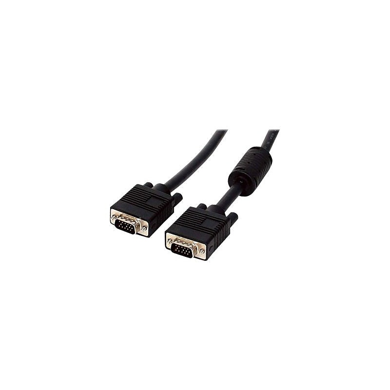 StarTech 15' HD15M to HD15M Coax High Resolution Monitor VGA Cable, Black image 1
