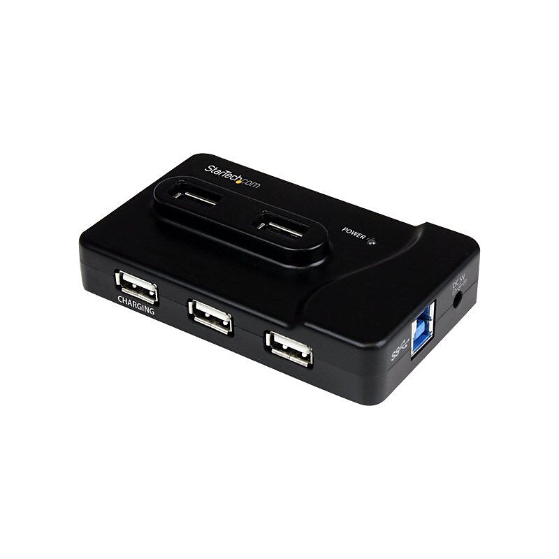 StarTech 6-Port USB 3.0 Hub, Black (ST7320USBC) image 1