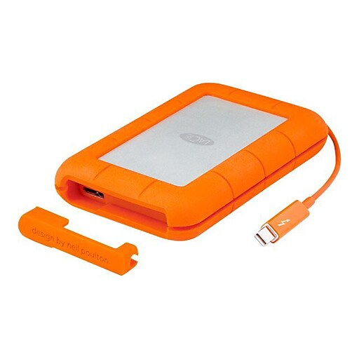 Seagate® LaCie 2TB 122 Mbps Read External Hard Drive, Orange