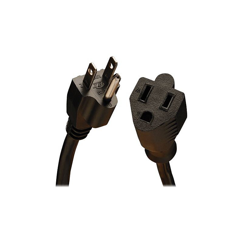 Tripp Lite 10' Extension Cord, 16 AWG, Black (P024-010-13A) image 1