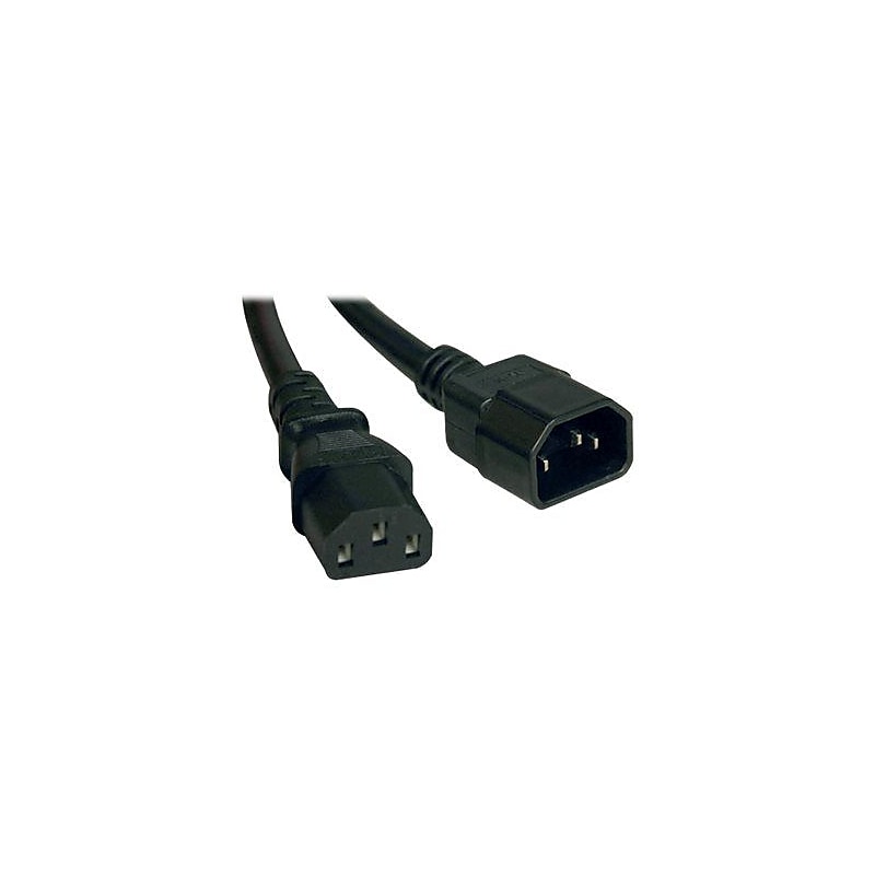 Tripp Lite SJT C13/C14 Heavy-Duty Power Extension Cord, 14 AWG, 10' image 1