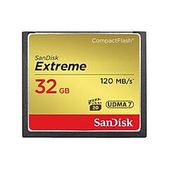 SanDisk Extreme 32GB Compact Flash Memory Card (SDCFXS-032G-A46