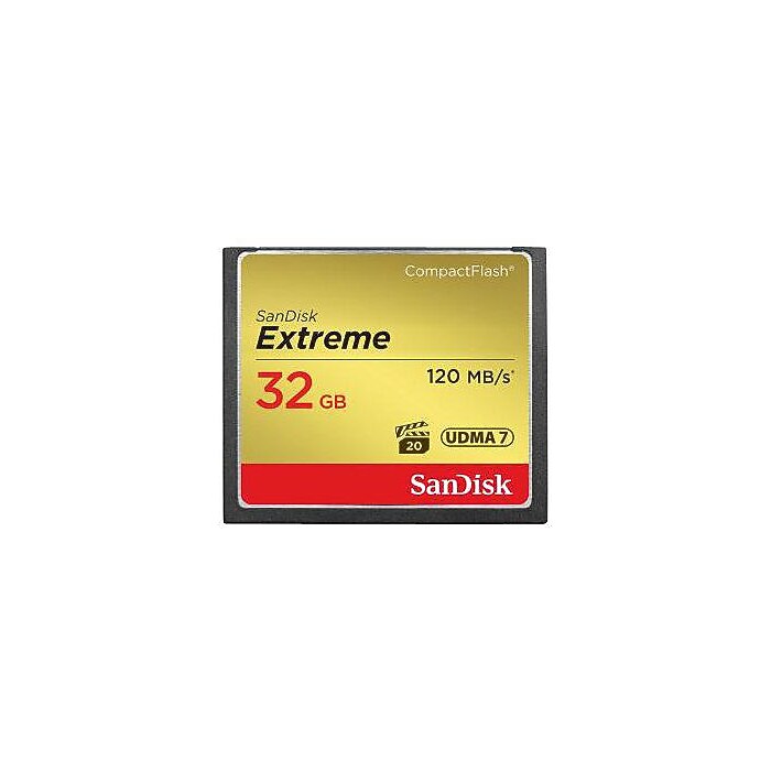 SanDisk Extreme 32GB Compact Flash Memory Card (SDCFXS-032G-A46