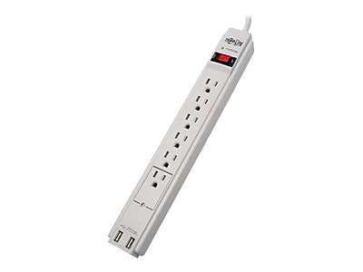 Tripp Lite Protect It! 6-Outlet 990 Joule Surge Suppressor With 6′ Cord (TLP606USB) Sansujyuku sansujyuku.com