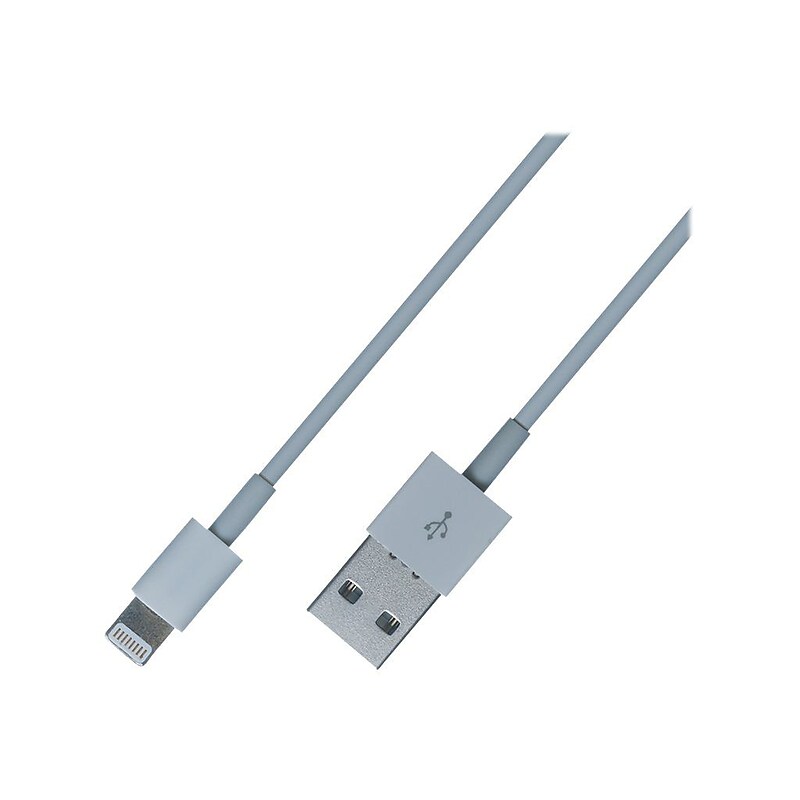 4XEM 4XUSB8PINCBL 3.28' Proprietary Connector to USB Cable, White image 1