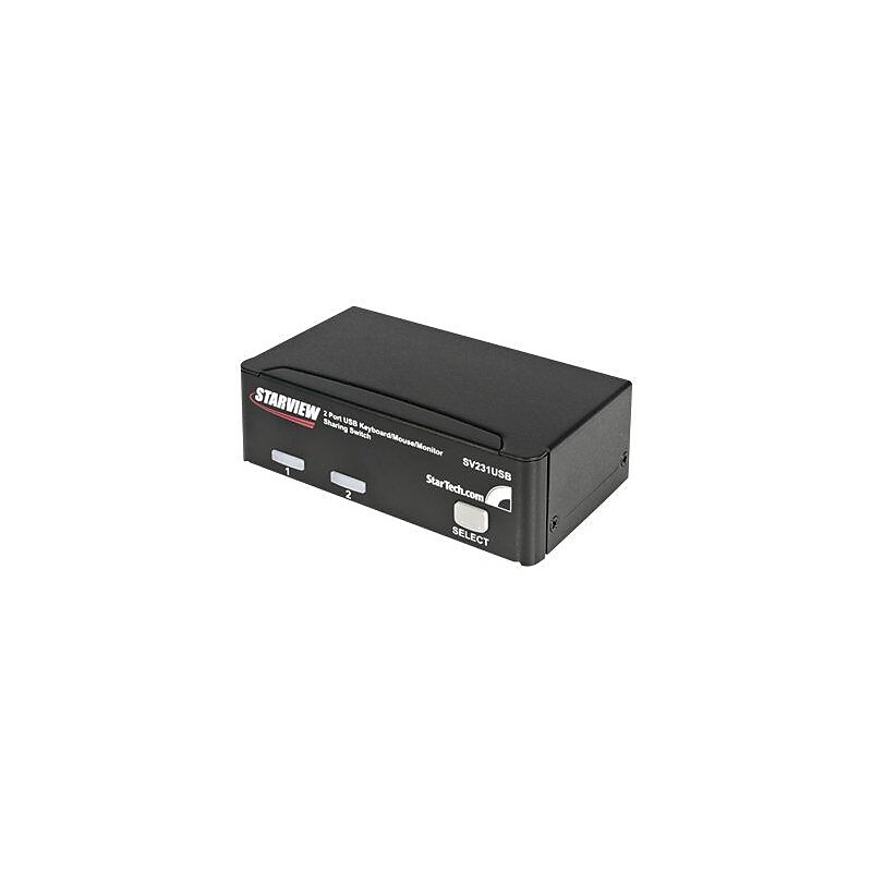 StarTech SV231 USB/VGA KVM Switch Kit, 2 Ports image 1