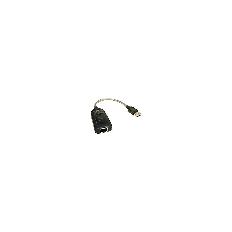 C2G 7.5' USB 2.0 Male to Female Ethernet Adapter Cable, Silver image 1