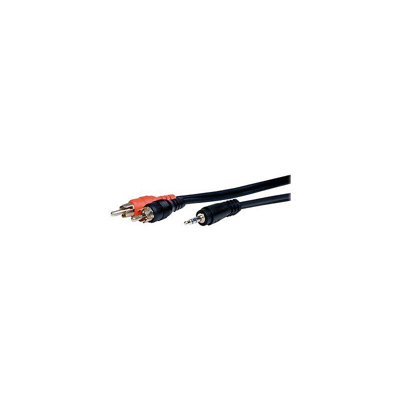Comprehensive Standard MPS-2PP-3ST 3' Stereo RCA Cable, Black image 1