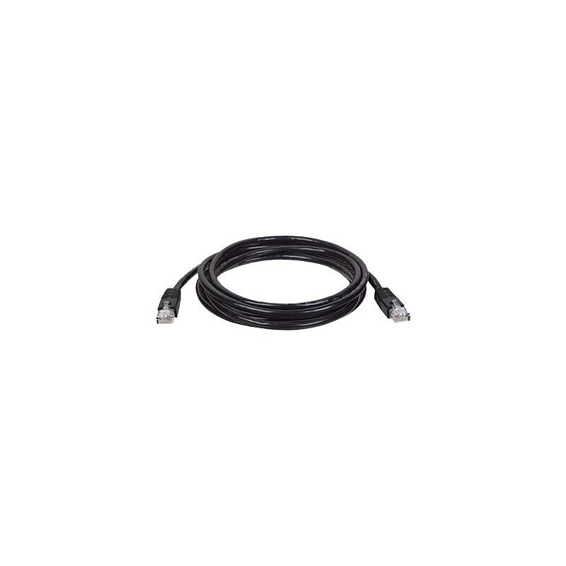 Tripp Lite N002-005-BK 5' CAT-5e RJ-45 Molded Patch Cable, Black (N002-005-BK) image 1