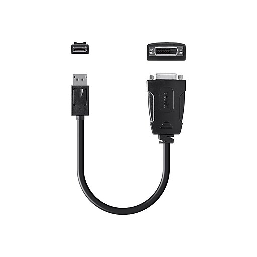 Belkin DisplayPort to DVI Cable, Black (F2CD005B) Staples
