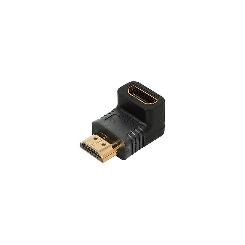 4XEM 4XHDMIMF90 Male to Female HDMI A/V Adapter, Black image 1