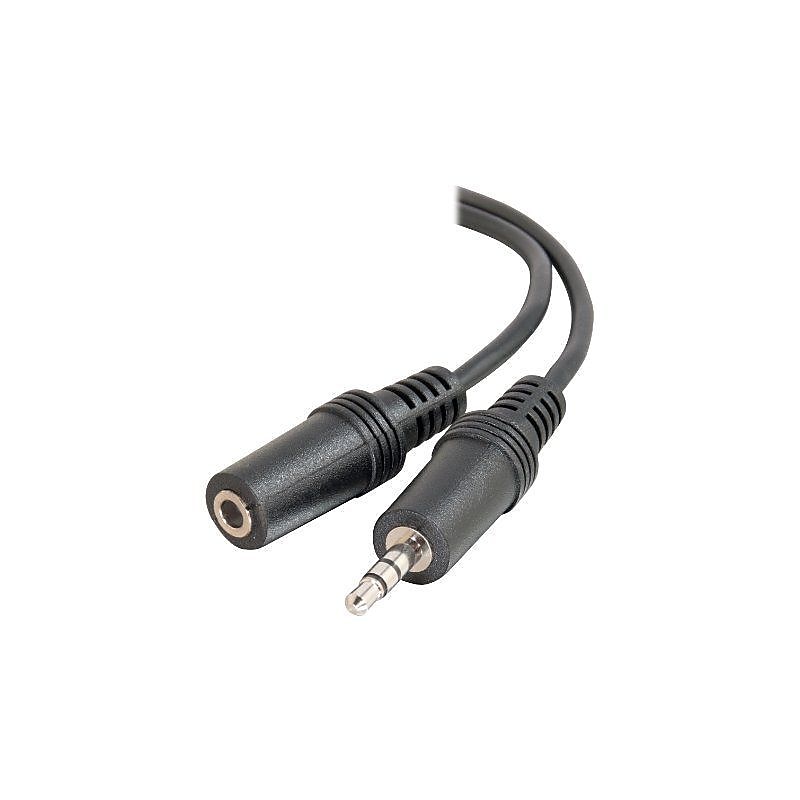 C2G 25ft 3.5mm M/F Stereo Audio Extension Cable image 1