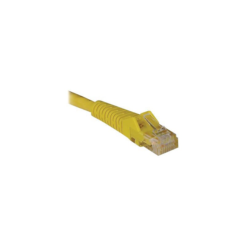 Tripp Lite N201-004-YW 4' CAT-6 RJ-45 Snagless Molded Patch Cable, Yellow14 image 1