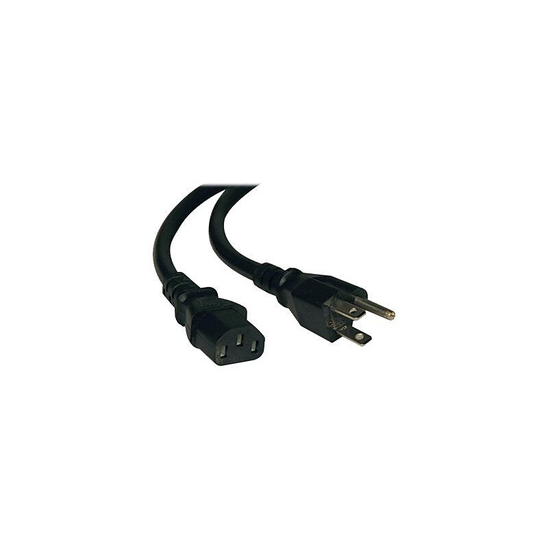 Tripp Lite P007-006 6' C13 to 5-15P Power Cord, Black67 image 1