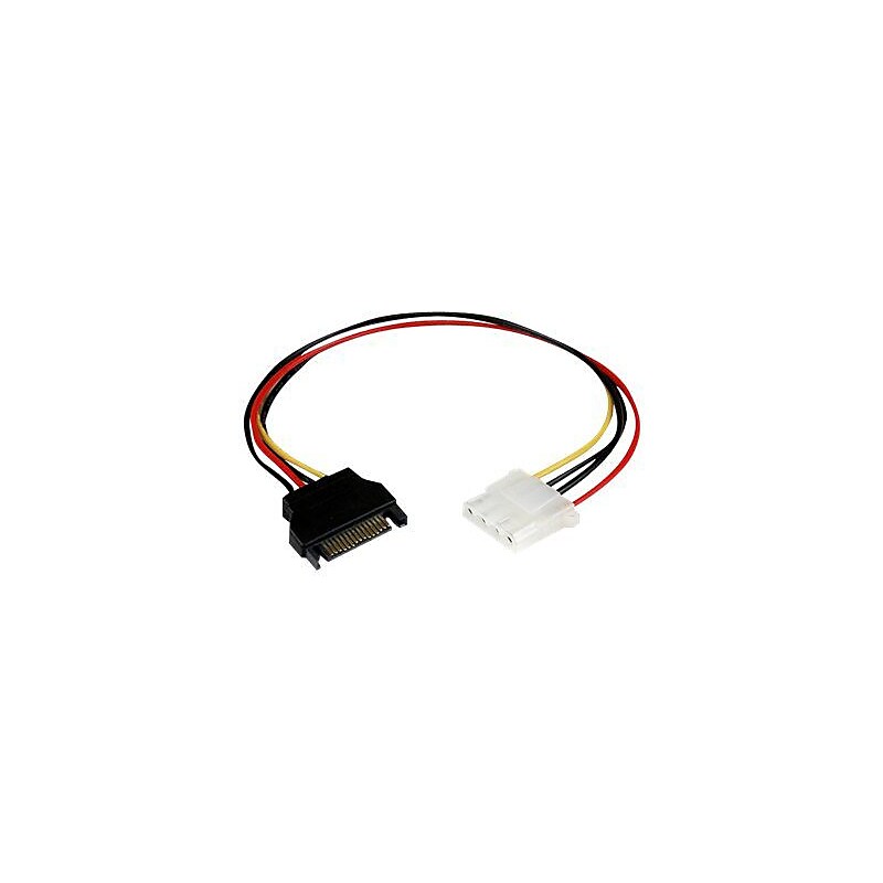 Startech® 1' SATA Female/Molex LP4 Male Power Cable Adapter image 1