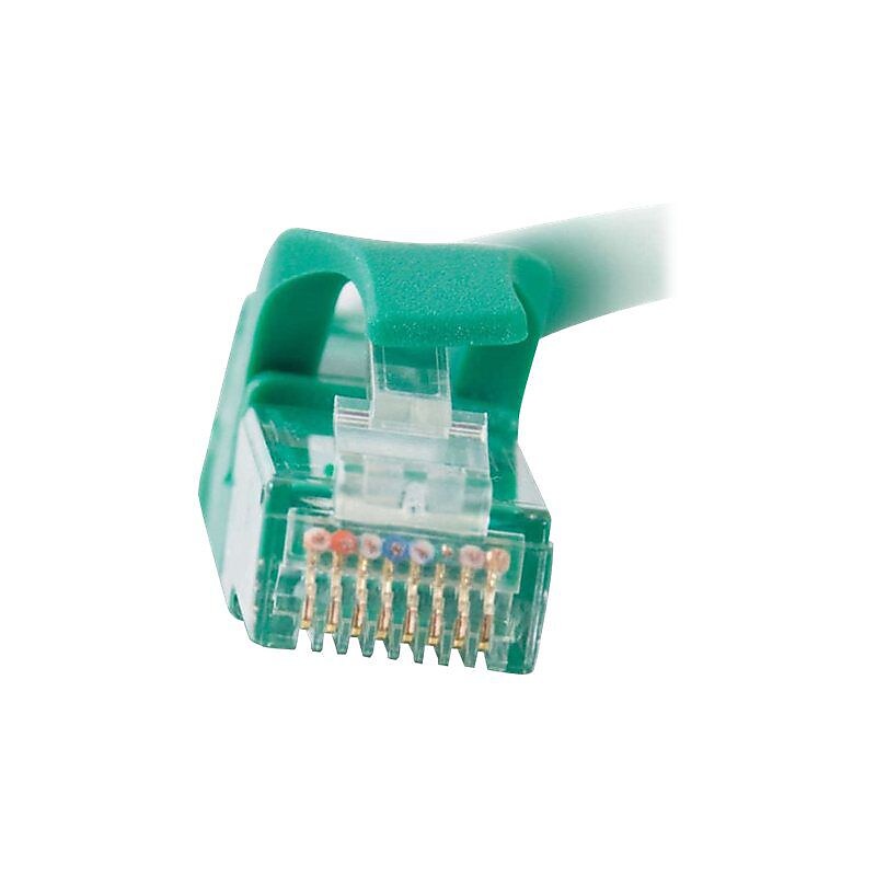 C2G 27170 1' RJ-45 Male/Male Cat6 Snagless Patch Cable, Green image 1