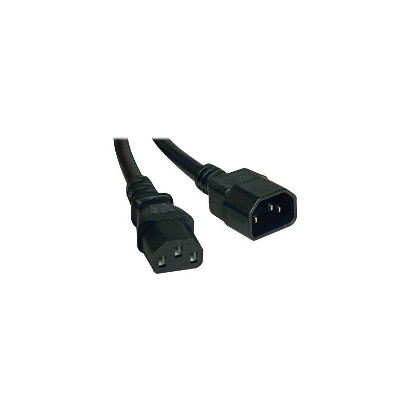Tripp Lite P004-004 4' C13 - C14 Computer Power Extension Cord, Black32 image 1