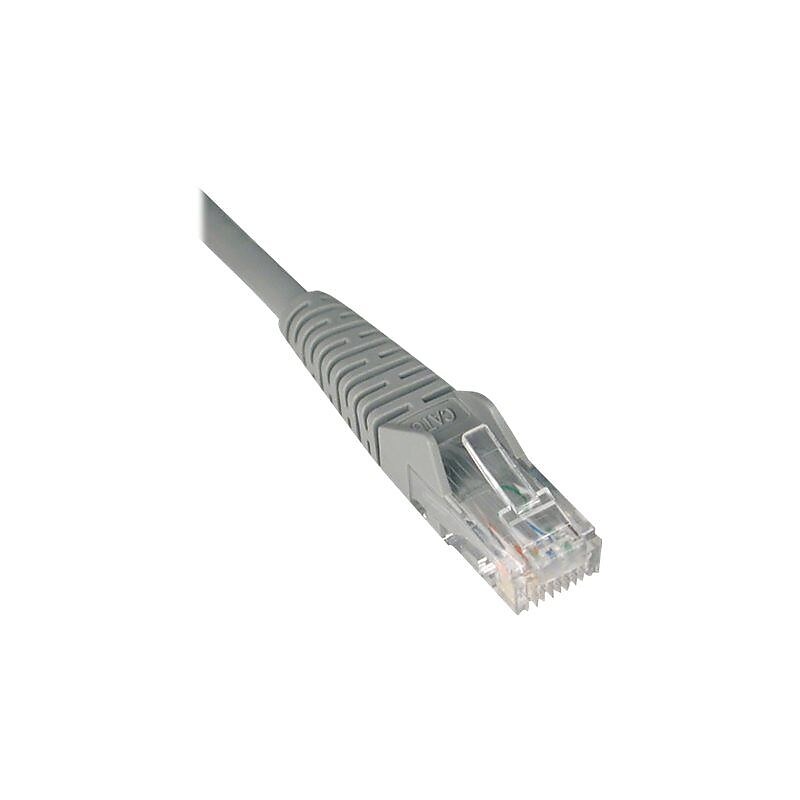 Tripp Lite N201-001-GY 1' CAT-6 Patch Cable, Gray image 1