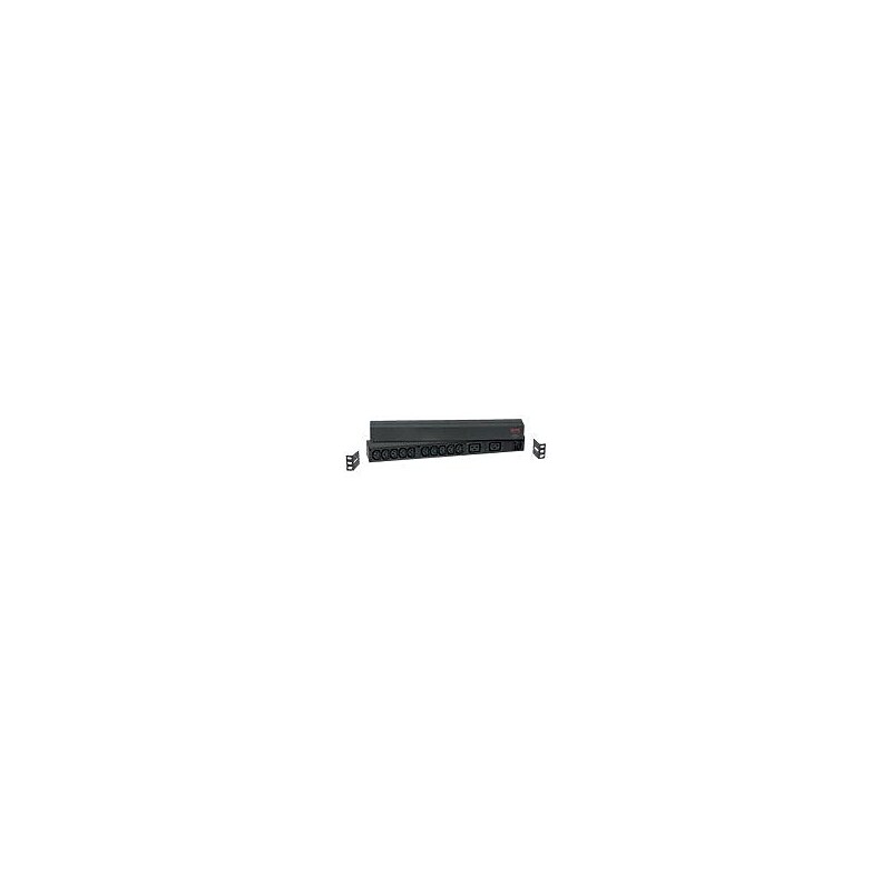 APC 200 - 230 V Basic Power Distribution Unit, 12-Outlet, 1U Rack Mount, Black (AP9559) image 1
