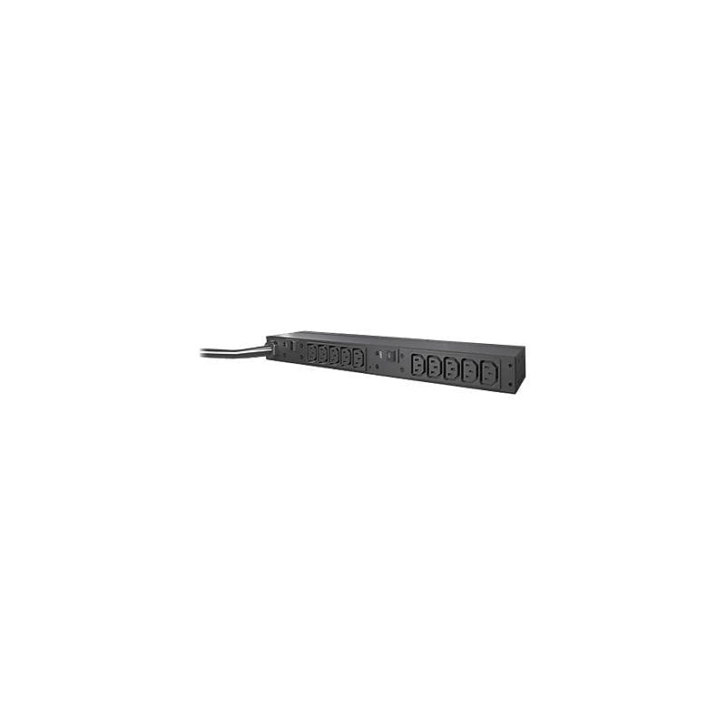 APC Basic Power Distribution Unit, 10-Outlet, 1U Rack Mount, Black (AP9571A) image 1