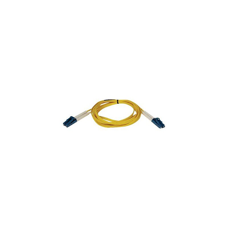 Tripp Lite 10' Fiber Optic LC/LC Duplex Patch Cable, Yellow image 1