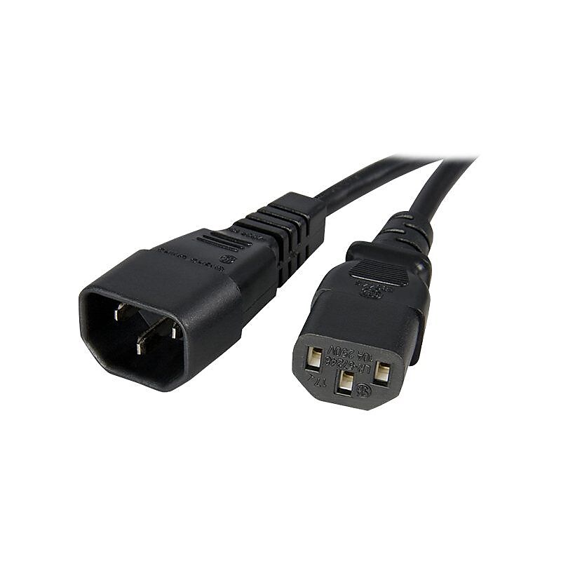 StarTech SJT Computer Power Extension Cord, 14 AWG, 10 ft (L) image 1