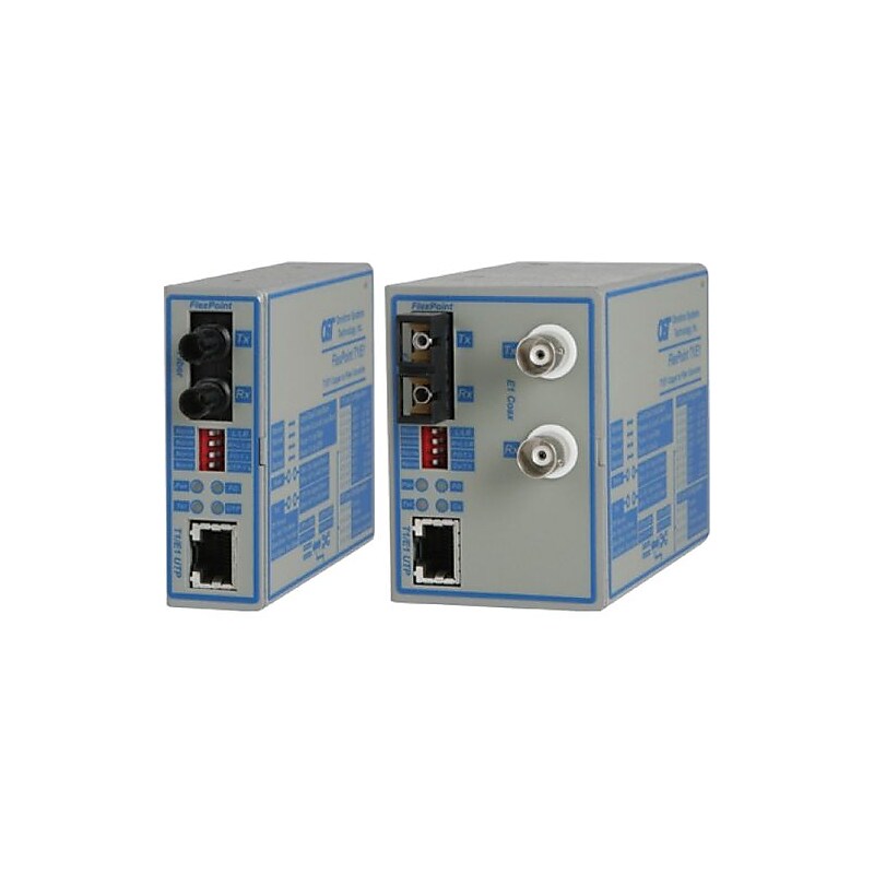 OMNITRON SYSTEMS FlexPoint GX/T 2-Port Gigabit Ethernet Fiber Media Converter image 1
