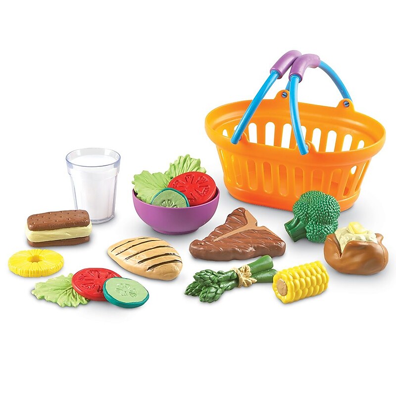 New Sprouts, Play Dinner Basket, Plastic image 1