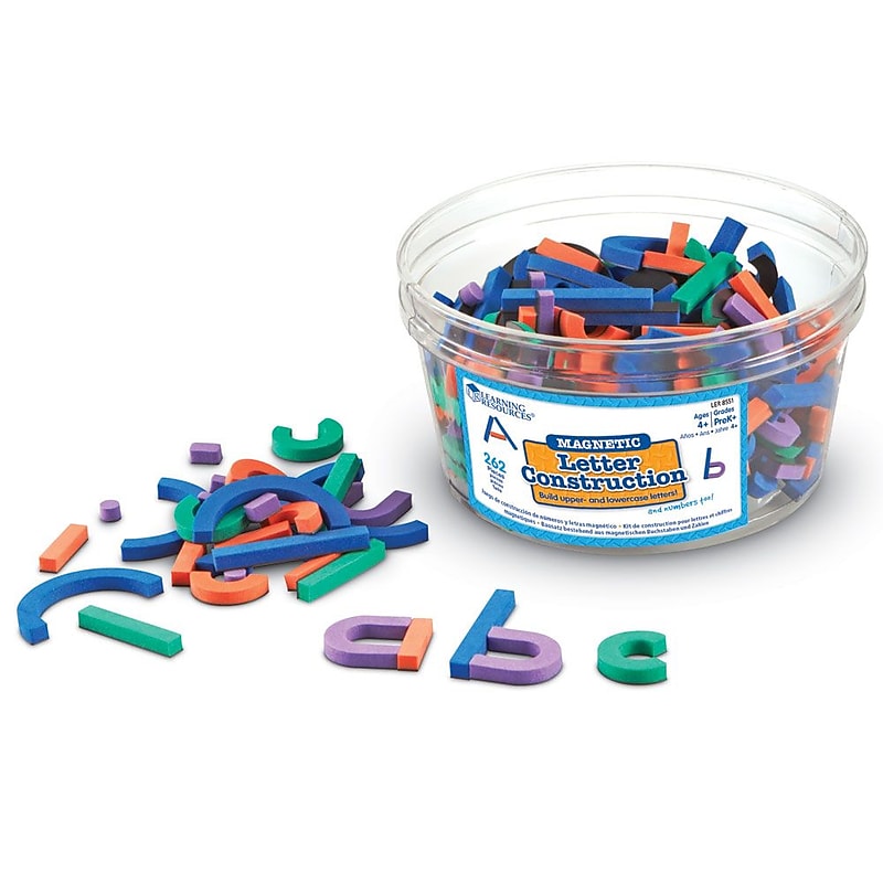 Learning Resources Magnetic Letter Construction Set, 262/Set image 1
