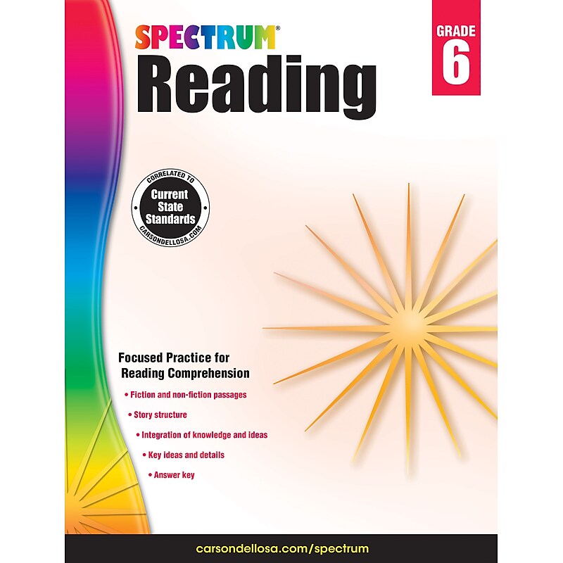 Spectrum Reading Workbook (Grade 6) image 1