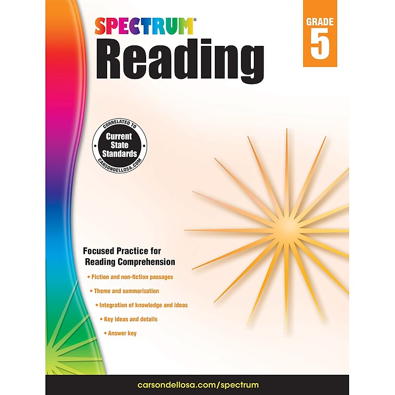 Spectrum Reading Workbook (Grade 5) image 1
