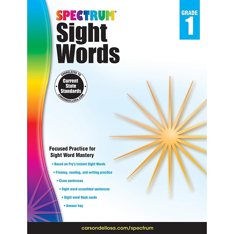 Spectrum Sight Words (Grade 1) image 1