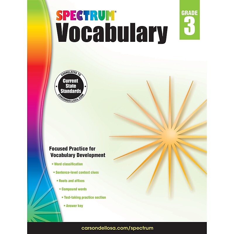Spectrum Vocabulary (Grade 3) image 1