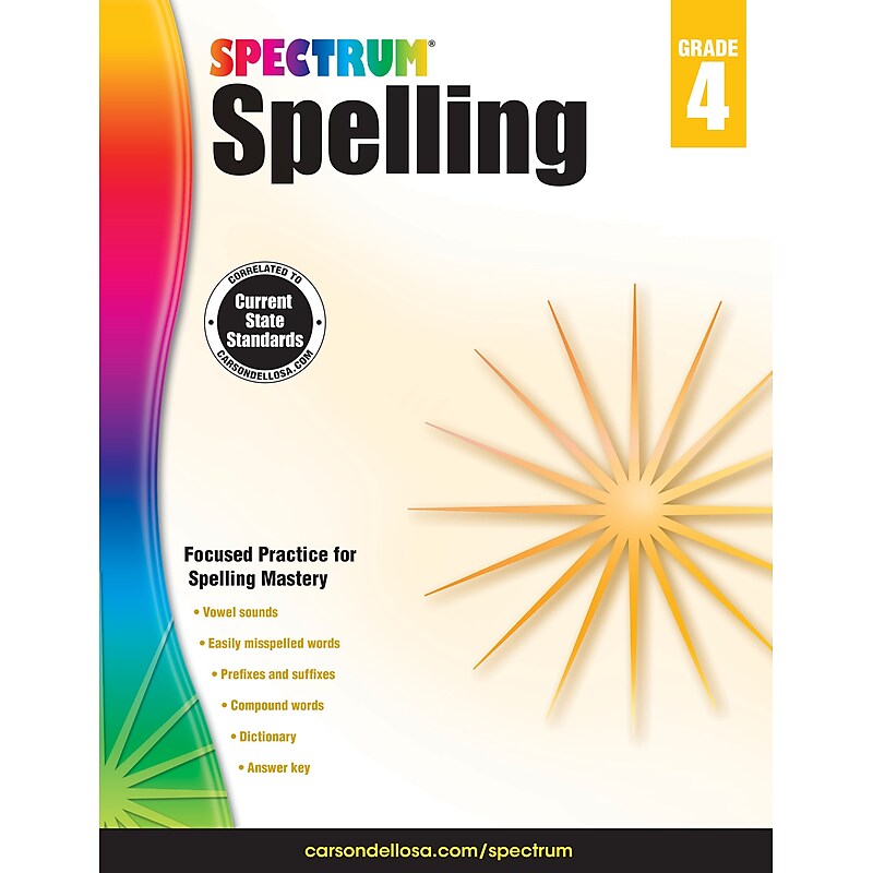 Spectrum Spelling (Grade 4) image 1