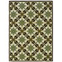 Floral Brown/ Ivory Indoor/Outdoor Machine-made Polypropylene Area Rug (7'10" X 10'10")~#|#~m001407909_sc7