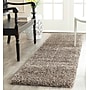 Safavieh Milan Shag 2' x 6' Runner Indoor Area Rug, Machine Made, Polypropylene, Grey (SG180-8080-26)~#|#~m001418783_sc7